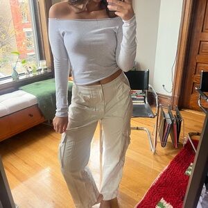 Abercrombie & Fitch Cream Pants